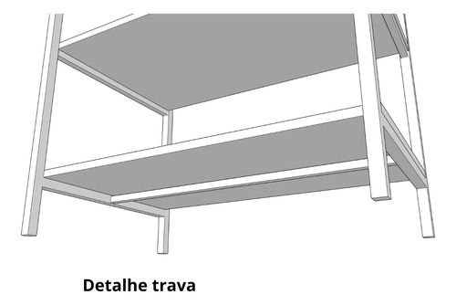 Closet Industrial Ferro Preto Com 2 Gavetas Baixa Expositor
