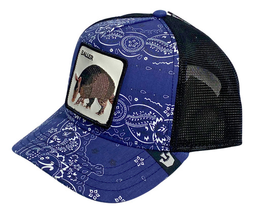 Gorra Goorin Bros Baller Azul Garigoleado 101-1574