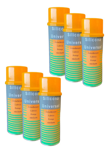 Desmoldante De Silicón En Aerosol (silicón En Spray)6 Piezas