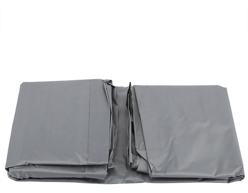 - Cubierta De Mesa Redonda Gris Polvo Exterior Impermeable