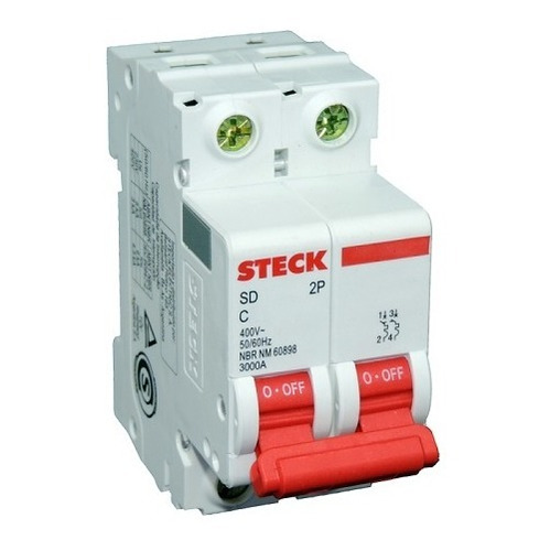 Breaker Termomagnetico 2x63a Steck