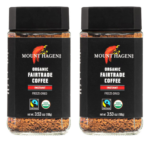 Mount Hagen Cafe Instantaneo Organico Congelado, 3.53 Oz