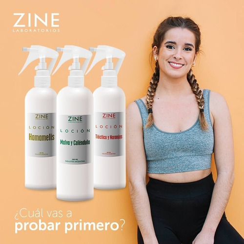 Imagen 2 de 10 de Locion Tioctico Y Naranjas Piel Sensible Y Oleosa 300ml Zine