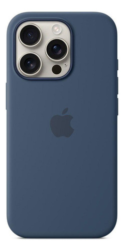 Capa Com Magsafe iPhone 16 Pro, Apple, Silicone Denim