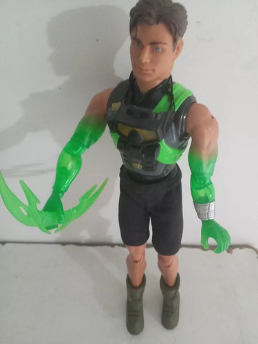 Max Steel Multi-traje Biolink Ntek Force Turbo Toy Doll (Usado)