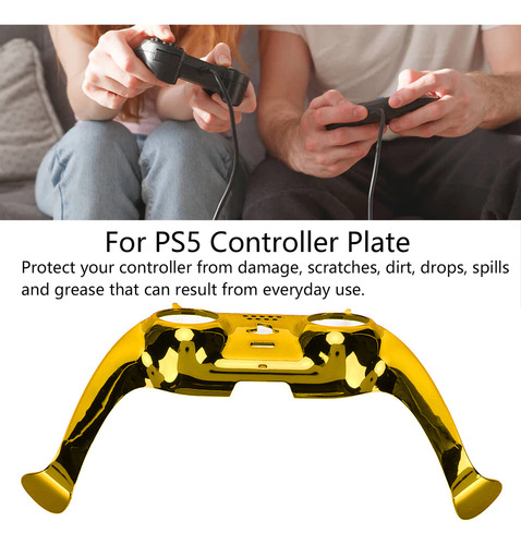 Carcasa De Repuesto Para Placa Frontal De Controlador Ps5, C