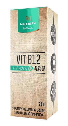 Vitamina B12 Em Gotas - Nutrify 20ml