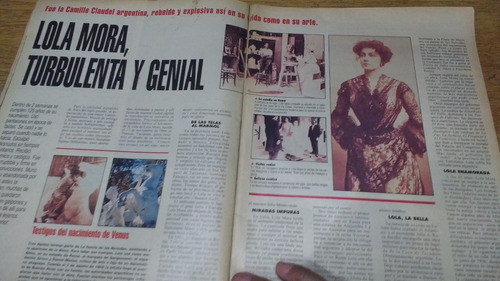 Revista Para Ti 3615 Lola Mora Turbulentay Genial 1991