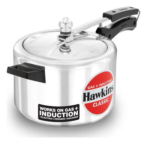 Hawkins Olla A Presión Clásica De Aluminio Con Tapa Inter.