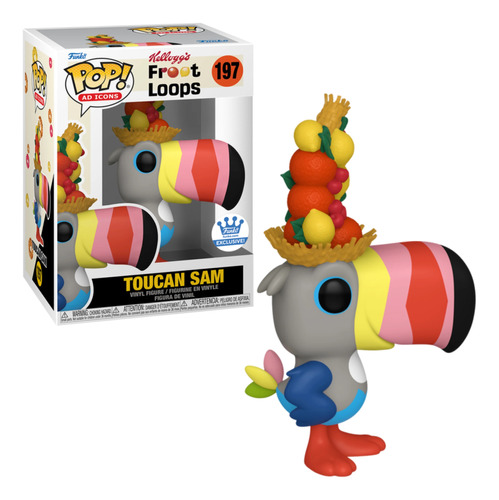 Funko Pop! Toucan Sam With Fruit Hat Froot Loops Funko Shop 