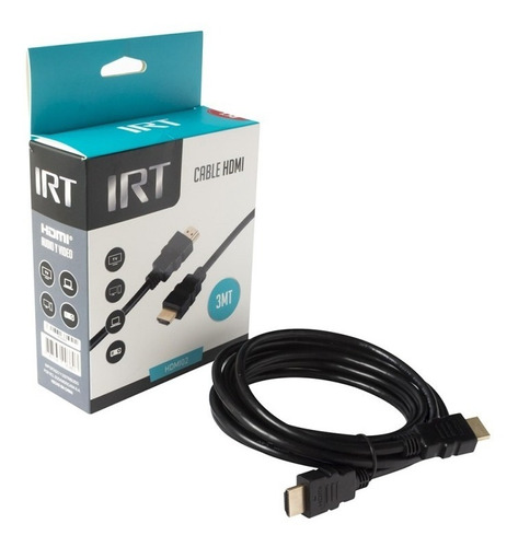 Cable Hdmi Irt 3mts Full Hd 1.4 / Tecnocenter