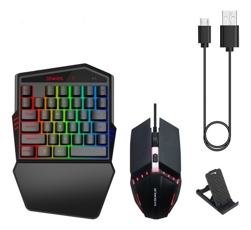 Teclado K99 Bluetooth 4.2 Juego Movil Trono Mouse Set