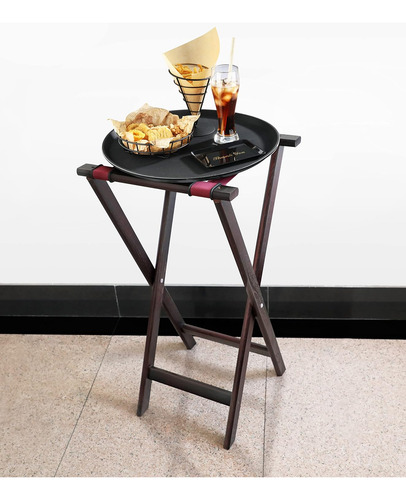 New 20021 - Soporte Bandeja De Madera De Abedul Maciza,...