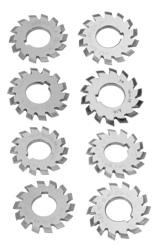 Cortador De Engranajes 8pcs Herramienta De Corte De Acero De