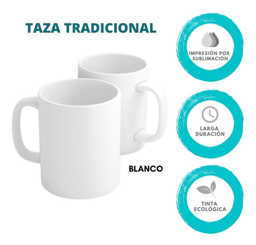 Taza Personalizada Arcoiris Modelo Tradicional
