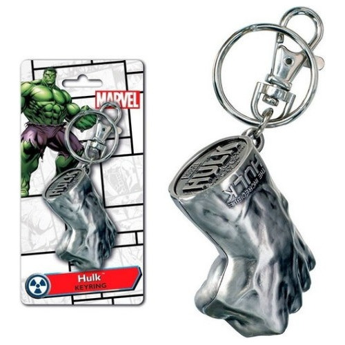 Llavero Marvel Hulk Puño Metálico