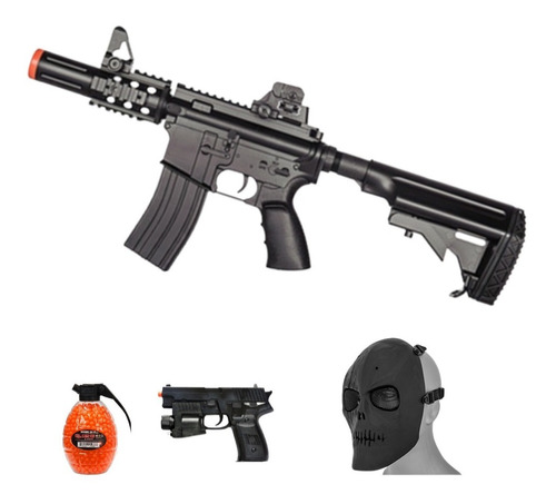 Rifle D3813 M4 Airsoft Cqb 6mm Pistola Bbs Mascara Xchws C