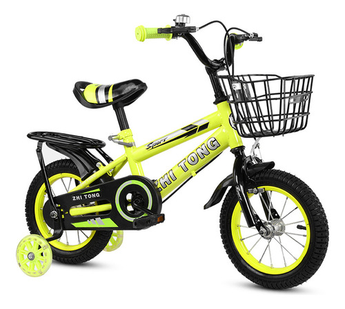Bicicleta Desmontable Con Cesta Para Niños De 2 A 7 Años