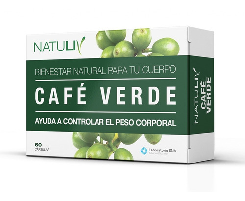 Cafe Verde X 60 Caps. Natuliv Con Te Verde