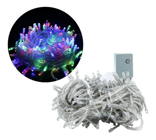 Luces Micro Led Arbol Navidad X 100 Alto Brillo Directo 220v