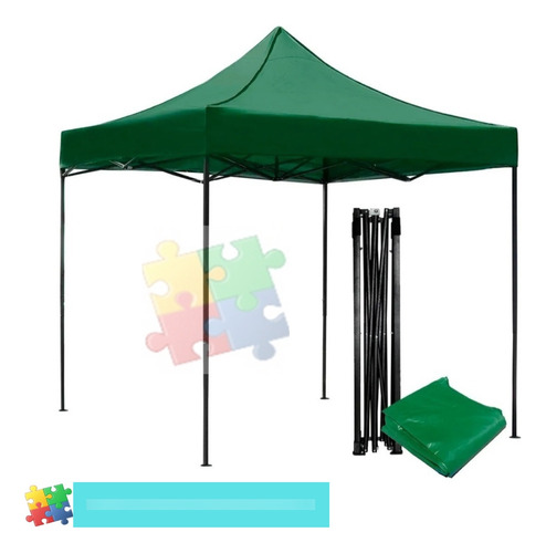 Toldo Metalico De  2x2 Color Verde