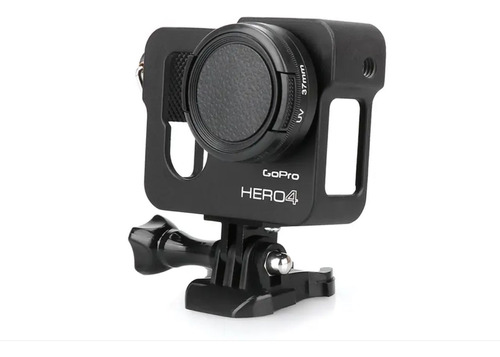 Case Estanque Para Gopro Hero 4  Metal Black Vamson Vp636