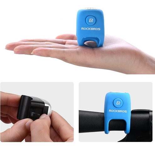 Imagen 8 de 10 de Rockbros Bocina Eléctrica Para Bicicleta