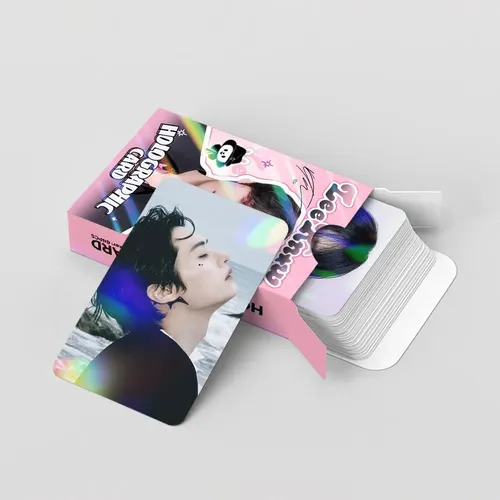 124 Unidades De Cartões Lomo Holográficos Stray Kids Member Lee