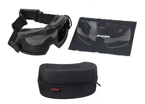 Óculos Tático De Proteção Fma Cooler Antiembaçante Airsoft