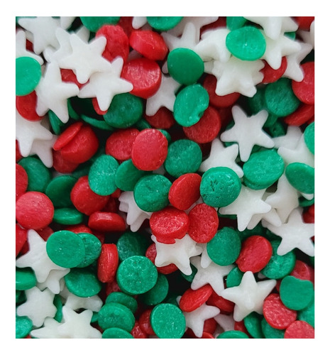 Sprinkles Decoración Navidad Colores Y Formas 350 Grs