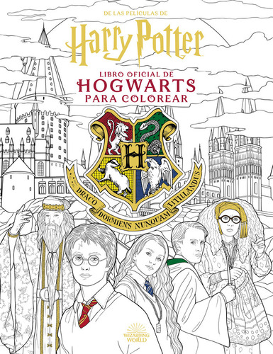 Harry Potter. El Libro Oficial De Hogwarts Para Colorear, De Potter, Harry. Editorial Magazzini Salani En Español
