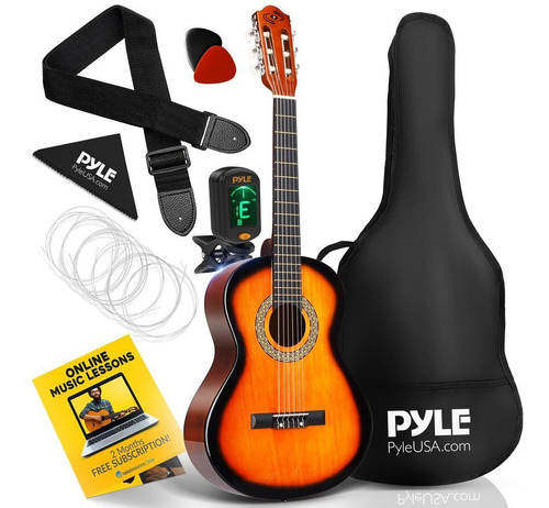 Kits De Guitarra Acústica Clásica Pyle-home Pgacls82sun