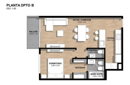 Imagen 3 de 14 de Departamento - Florida Mitre/este
