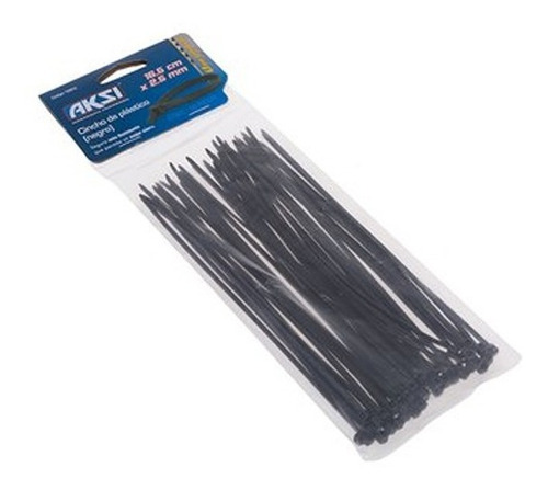 Cinta De Amarre Plástica Tie Wrap Negro 200 Mm X 4,6 Mm