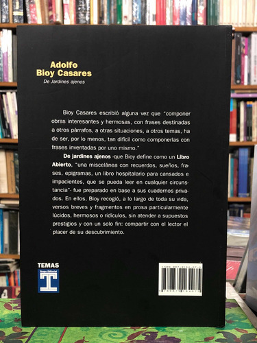 Imagen 2 de 2 de De Jardines Ajenos - Adolfo Bioy Casares