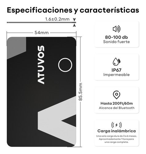Para Apple Find My Gps Locator, Recargable
