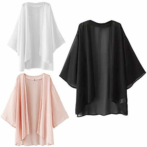 Foreverlove, Blusa Chamarra De Punto Tipo Kimono, Firme, De 