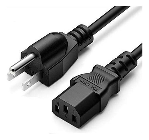 4ft 3 Prong Ac Power Cord Cable For Dell Alienware 25 Gaming