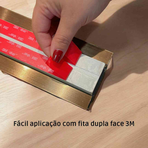 Cabeceira Estofada Casal Queen King Com Espelho Dourado