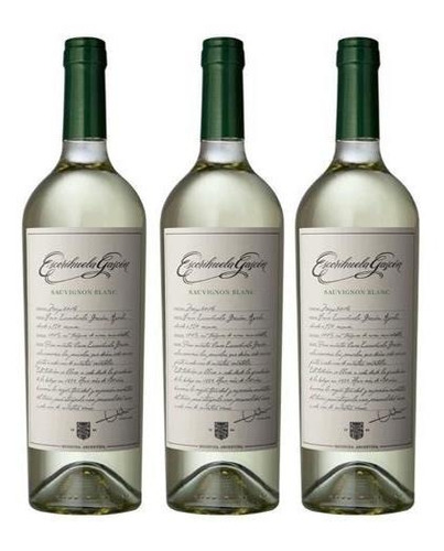 Vino Escorihuela Sauvignon Blanc 750ml X3 Unidades Fullescab