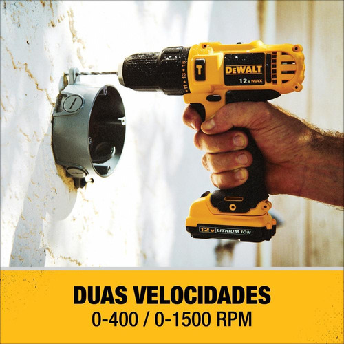Parafusadeira/furadeira 20v + Laser 12v (2 Baterias)-dewalt