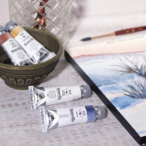 Maimeriblu Pintura De Acuarela De Un Solo Pigmento De 12 Ml