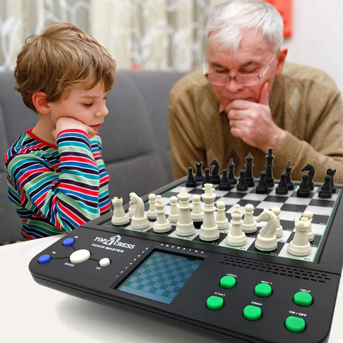Juego De Ajedrez 8 En 1 Con Computadora Y Enseñanza Por Voz