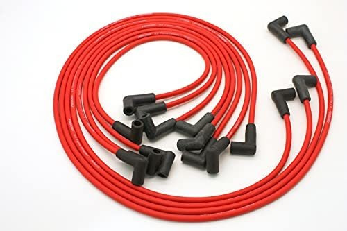 Cables De Bujía - Pertronix 808419 - Lanzallamas Rojo, Ajust