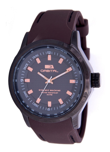 Reloj Orbital Caucho Siliconado Caballero 3atm Cyber Outlet