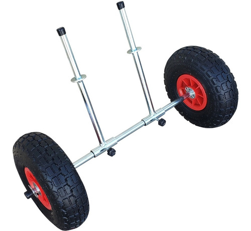 Imagen 10 de 10 de Carrito Porta Kayak Universal Regulable Ruedas Caucho Ideal