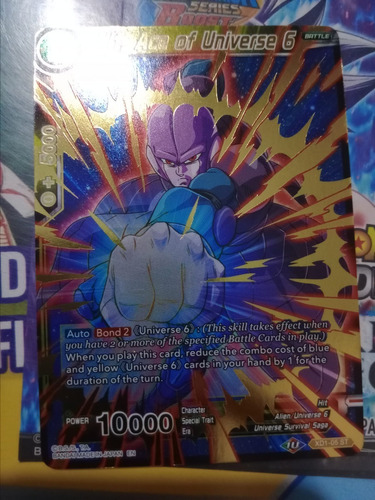 Hit, Ace Of Universe 6 Carta Dragon Ball Brillante 