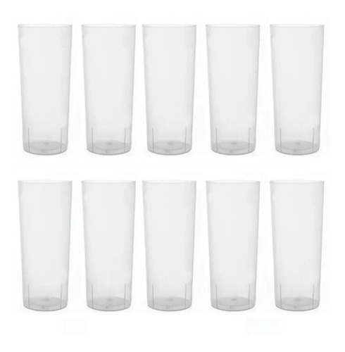 Vaso Plastico Trago Largo Ppp Pack X50 Unidades