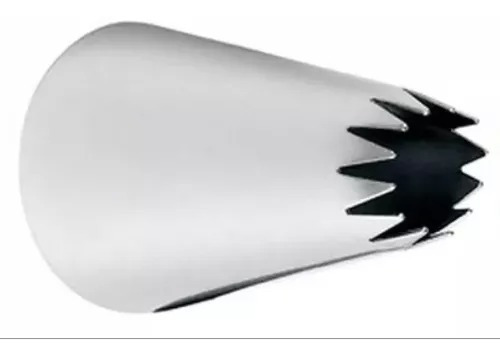 Bico De Confeitar Pitanga 4b Grande Inox Sem Emendas