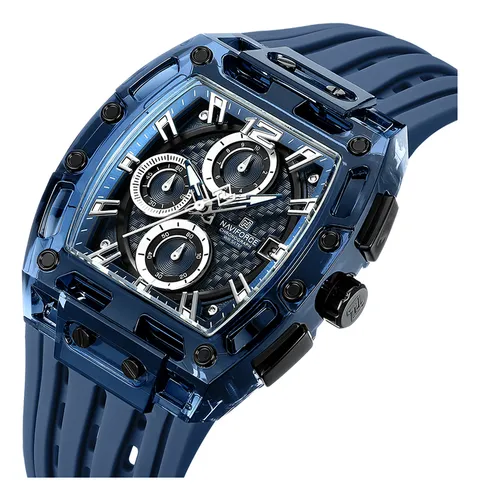Reloj puma negro con azul hotsell